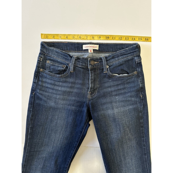 Lucky Brand Jeans Sweet Mid Rise Boot Womens Size 4 / 27 R Blue Western Jeans - Picture 5 of 16